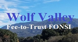 Wolf Valley Fee-to-Trust FONSI